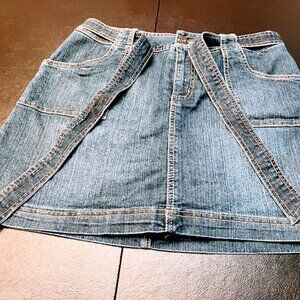 Saint John's Bay stretch denim skirt/shorts